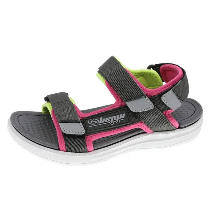 Sandales sport Beppi fille – Réf. 2199301 – Gris, scratch