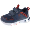Chaussure lumineuse garçon Beppi bleu navy